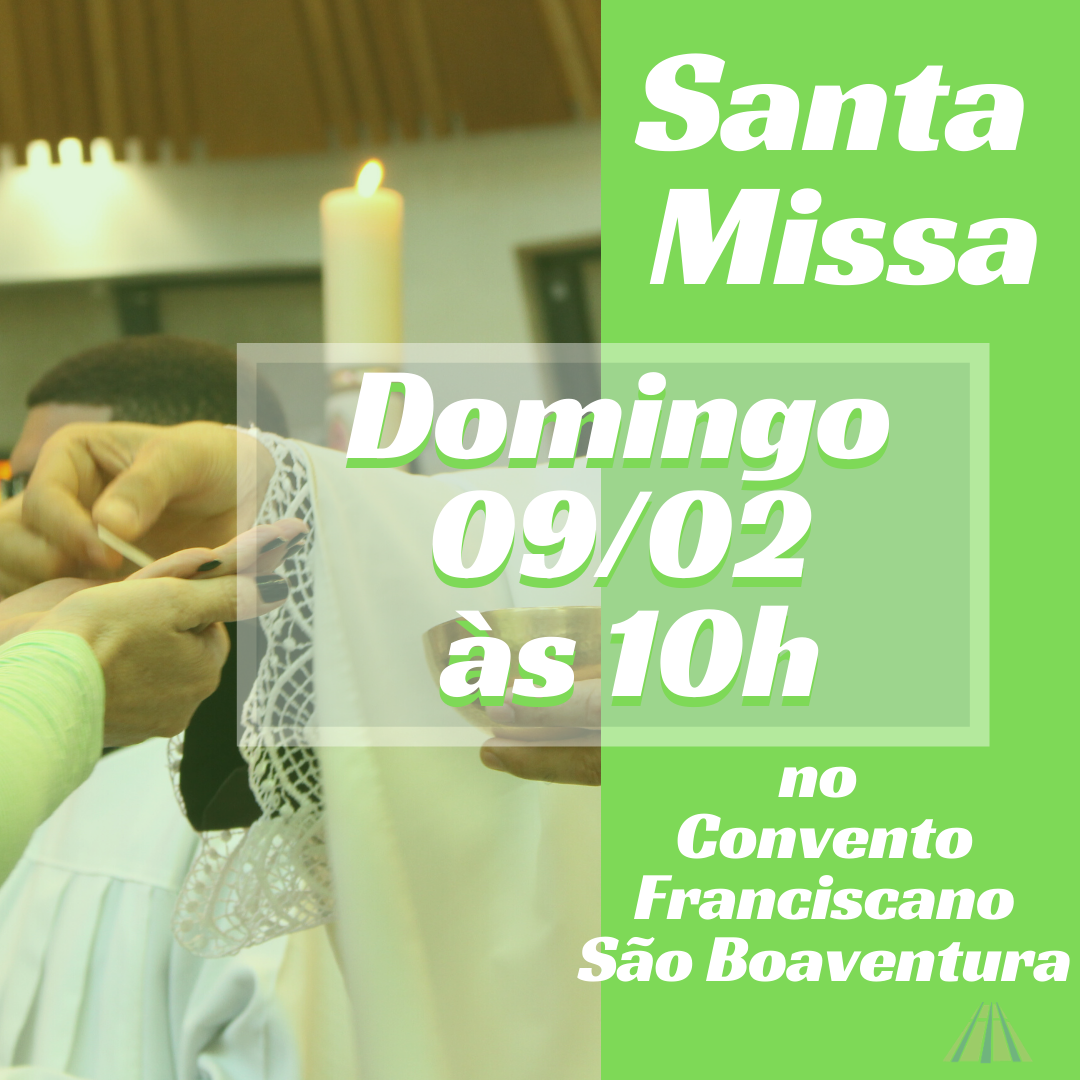 Novo Horário da Missa Dominical no Convento Franciscano São Boaventura