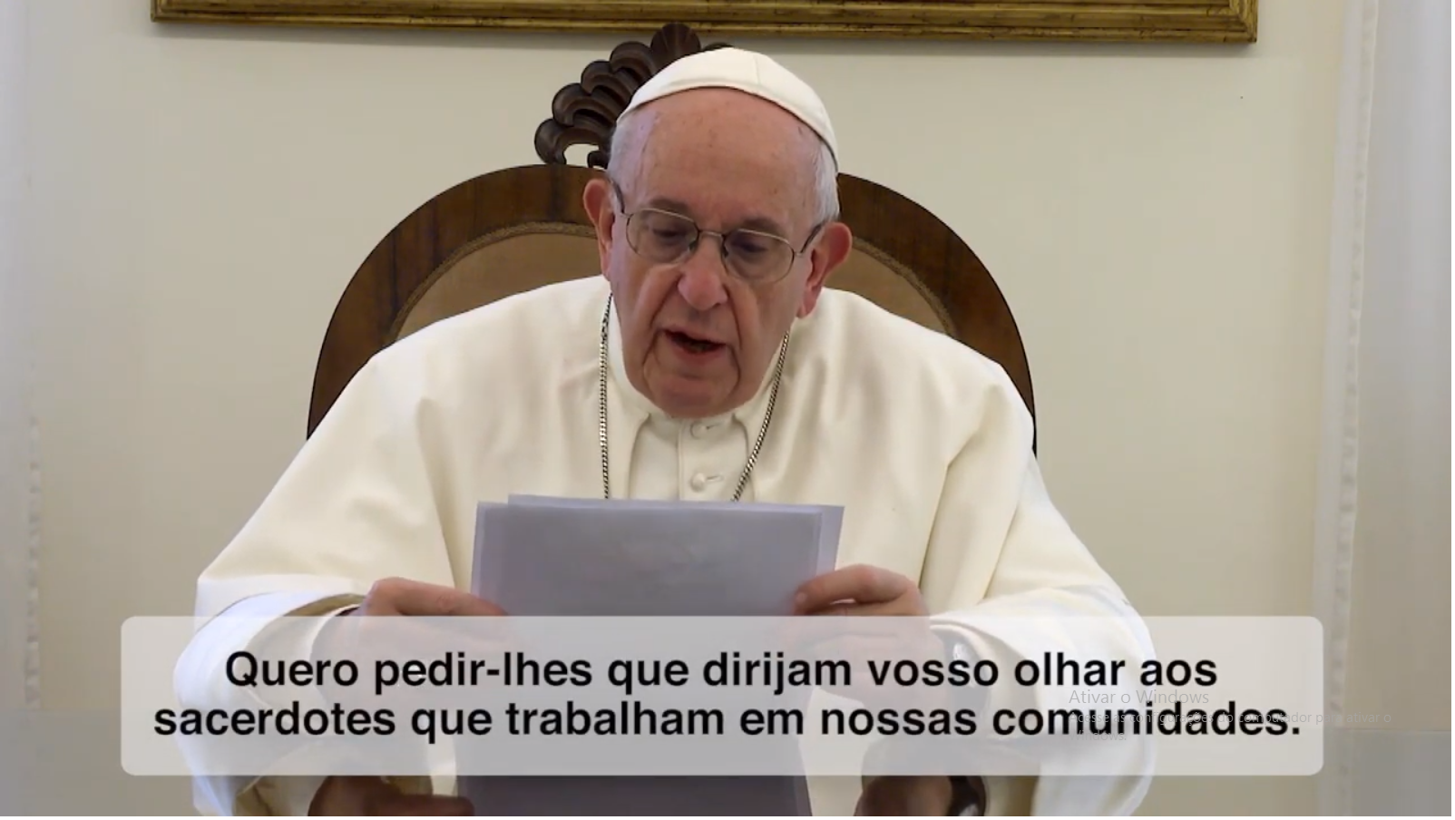 Vídeo do Papa - junho de 2019