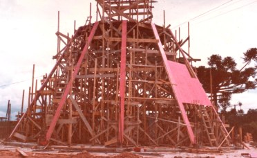 Início da construção da Capela (final de 1982)